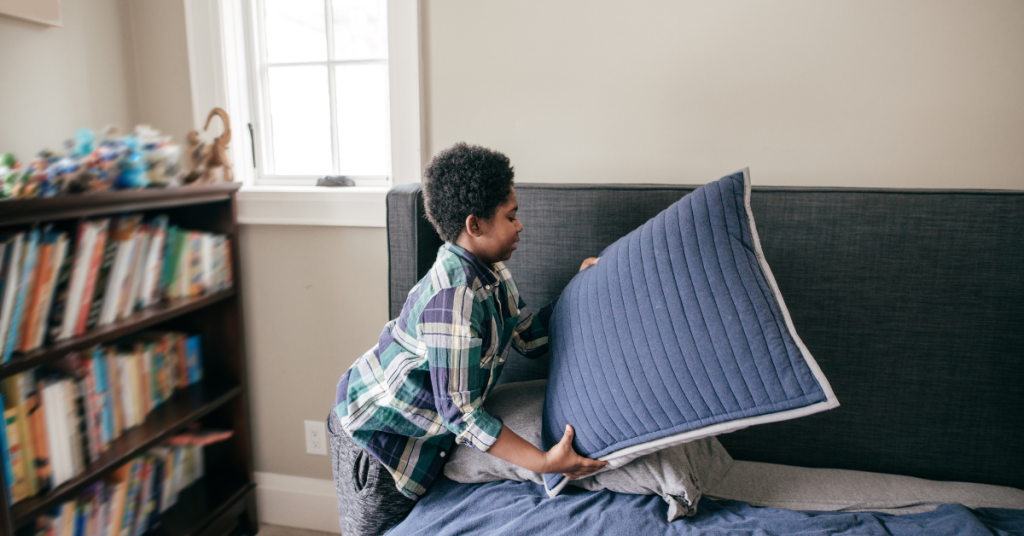 Making beds