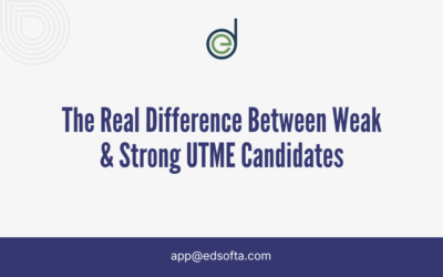 The Real Difference Between Weak & Strong UTME Candidates